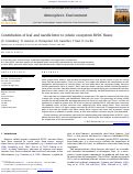 Cover page: Contribution of leaf and needle litter to whole ecosystem BVOC fluxes