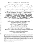 Cover page: Status of the Majorana Demonstrator