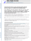 Cover page: Adrenal function links to early postnatal growth and blood pressure at age 6 in children born extremely preterm