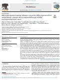 Cover page: MRI-based machine learning radiomics can predict HER2 expression level and pathologic response after neoadjuvant therapy in HER2 overexpressing breast cancer.