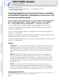 Cover page: Examining Neighborhood Socioeconomic Status as a Mediator of Racial/Ethnic Disparities in Hypertension Control Across Two San Francisco Health Systems.