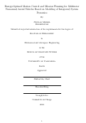 Cover page: Energy-Optimal Motion Control and Mission Planning for Multirotor Unmanned Aerial Vehicles Based on Modeling of Integrated System Dynamics