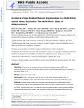 Cover page: Incidence of Age-Related Macular Degeneration in a Multi-Ethnic United States Population The Multi-Ethnic Study of Atherosclerosis