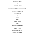 Cover page: Understanding the Spatial Context of Pre-Service Teachers and Writing Instruction: Movement from Disbelief to Belief