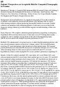 Cover page: Patients’ Perspectives on Acceptable Risk for Computed Tomography in Trauma