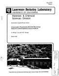 Cover page: Cross-section Transmission Electron Microscopy Study of Carbon Implanted Layers in Silicon