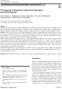 Cover page: The language of sleepiness in obstructive sleep apnea beyond the Epworth