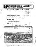 Cover page: CONCEPTUAL MODEL OF THE KLAMATH FALLS, OREGON GEOTHERMAL AREA