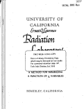 Cover page: A METHOD FOR MINIMIZING A FUNCTION OF n VARIABLES