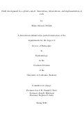 Cover page: Child development in a global context: Innovations, interventions, and implementation at scale