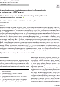 Cover page: Assessing the role of robotic proctectomy in obese patients: a contemporary NSQIP analysis