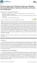 Cover page: Clinical Approach to Pediatric Transverse Myelitis, Neuromyelitis Optica Spectrum Disorder and Acute Flaccid Myelitis