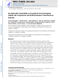 Cover page: Recipient HO‐1 inducibility is essential for posttransplant hepatic HO‐1 expression and graft protection: From bench‐to‐bedside