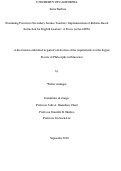 Cover page: Examining Preservice Secondary Science Teachers’ Implementation of Reform-Based Instruction for English Learners: A Focus on the edTPA