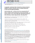 Cover page: A pragmatic randomized trial of mailed fecal immunochemical testing to increase colorectal cancer screening among low‐income and minoritized populations