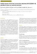 Cover page: Global impact of the first coronavirus disease 2019 (COVID‐19) pandemic wave on vascular services