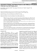 Cover page: Assessment of Dosing and Patient Factors on the Efficacy of Warfarin Following Total Joint Replacement