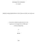 Cover page: Machine Learning in Model Predictive Control, Operational Safety and Cybersecurity