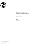 Cover page: Why Working Women Drive Alone: Implications for Travel Reduction Programs