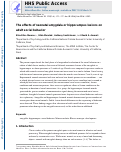 Cover page: The effects of neonatal amygdala or hippocampus lesions on adult social behavior