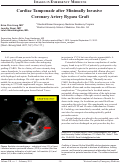 Cover page: Cardiac Tamponade after Minimally Invasive Coronary Artery Bypass Graft