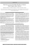 Cover page: Risk Factors Associated With Mortality in Patients With Otogenic Brain Abscess.