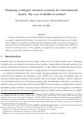 Cover page: Designing contingent valuation scenarios for environmental health: The case of childhood asthma