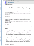 Cover page: Cerebrospinal fluid levels of 5-HIAA and dopamine in people with HIV and depression