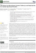 Cover page: The Brain-Gut-Microbiome System: Pathways and Implications for Autism Spectrum Disorder.