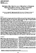 Cover page: Methylene Blue Injection as an Alternative to Antegrade Nephrostography to Assess Urinary Obstruction After Percutaneous Nephrolithotomy