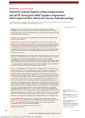 Cover page: Alzheimer Disease Signature Neurodegeneration and APOE Genotype in Mild Cognitive Impairment With Suspected Non–Alzheimer Disease Pathophysiology