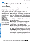 Cover page: Selective Automated Perimetry Under Photopic, Mesopic, and Scotopic Conditions: Detection Mechanisms and Testing Strategies.