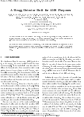 Cover page: A Bragg Detector Built for AMS Purposes