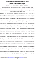 Cover page: Microstructure and bonding behavior of fiber-mortar interface in fiber-reinforced concrete