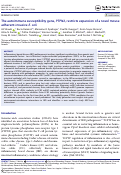 Cover page: The autoimmune susceptibility gene, PTPN2, restricts expansion of a novel mouse adherent-invasive E. coli