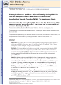 Cover page: Dietary isoflavones and bone mineral density during midlife and the menopausal transition