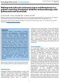 Cover page: Widespread subacute cutaneous lupus erythematosus in a patient receiving checkpoint inhibitor immunotherapy with ipilimumab and nivolumab