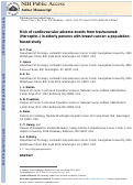 Cover page: Risk of cardiovascular adverse events from trastuzumab (Herceptin(®)) in elderly persons with breast cancer: a population-based study.