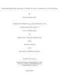 Cover page: Extending flight time and range of eVTOL aircraft via modularity and novel design