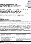 Cover page: Patient-Reported Outcomes After Complex Adult Spinal Deformity Surgery: 5-Year Results of the Scoli-Risk-1 Study