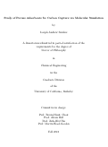 Cover page: Study of Porous Adsorbents for Carbon Capture via Molecular Simulation