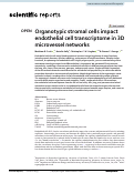 Cover page: Organotypic stromal cells impact endothelial cell transcriptome in 3D microvessel networks