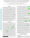 Cover page: Towards Improved Zero-shot Voice Conversion with Conditional DSVAE