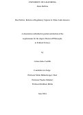 Cover page: Bus Politics: Reform or Regulatory Capture in Urban Latin America