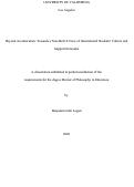 Cover page: Beyond Acculturation: Towards a Non-Deficit View of International Students’ Culture and Support Networks