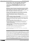 Cover page: Genome analyses of the carboxydotrophic sulfate-reducers Desulfotomaculum nigrificans and Desulfotomaculum carboxydivorans and reclassification of Desulfotomaculum caboxydivorans as a later synonym of Desulfotomaculum nigrificans