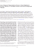 Cover page: Lack of Diagnostic Pluripotentiality in Patients at Clinical High Risk for Psychosis: Specificity of Comorbidity Persistence and Search for Pluripotential Subgroups.