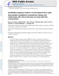 Cover page: Quantitative imaging of anterior cruciate ligament (ACL) graft demonstrates longitudinal compositional changes and relationships with clinical outcomes at 2 years after ACL reconstruction