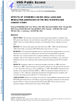 Cover page: Effects of syndemics on HIV viral load and medication adherence in the multicentre AIDS cohort study