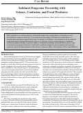 Cover page: Subdural Empyema Presenting with Seizure, Confusion, and Focal Weakness